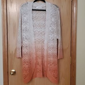 NWOT Maurices open knit duster, plus sz 3x